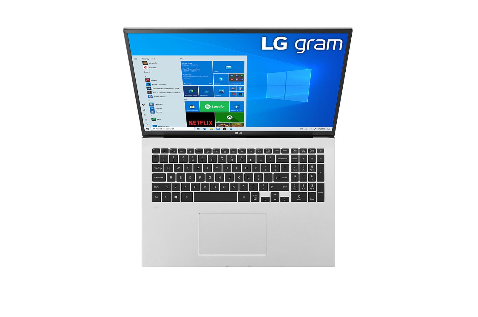 LG Ultrabook LG gram 17" 2021, Windows 10 Home, SSD 512GB, 16GB, Intel Evo z procesorem Intel® Core™ i7 11 generacji, 17Z90P-G, kolor srebrny, 17Z90P-G.AA76Y