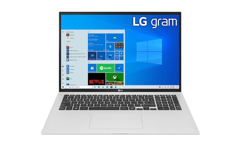 LG Ultrabook LG gram 17" 2021, Windows 10 Home, SSD 1TB, 16GB, Intel Evo z procesorem Intel® Core™ i7 11 generacji, 17Z90P-G, kolor srebrny, 17Z90P-G.AA79Y