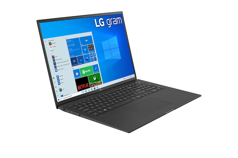 LG Ultrabook LG gram 17'' 2021, Windows 10 Pro, SSD 256GB, 16GB, Intel Evo z procesorem Intel® Core™ i5 11 generacji, 17Z90P-G, kolor czarny, 17Z90P-G.AP52Y