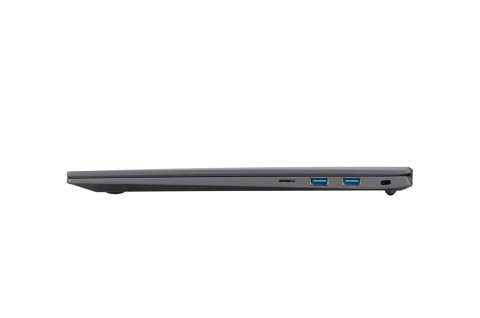 LG Laptop LG gram 17" 2023 z matową matrycą, Windows 11 Home, SSD 1TB M.2 (NVME), 16GB, Intel Evo z procesorem Intel® Core™ i7 13. generacji, 17Z90R, kolor szary, 17Z90R-G.AA79Y