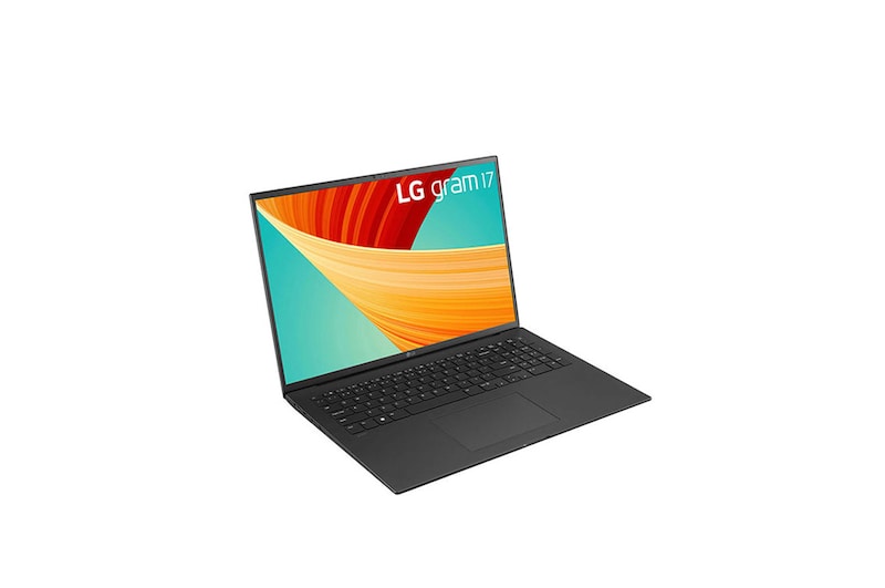 LG Laptop LG gram 17" 2023 z matową matrycą, Windows 11 Home, SSD 2TB M.2 (NVME), 32GB, Intel Evo z procesorem Intel® Core™ i7 13. generacji, 17Z90R, kolor czarny, 17Z90R-G.AD7BY