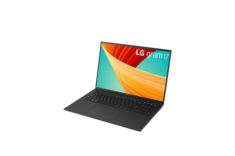 LG Laptop LG gram 17" 2023 z matową matrycą, Windows 11 Home, SSD 2TB M.2 (NVME), 32GB, Intel Evo z procesorem Intel® Core™ i7 13. generacji, 17Z90R, kolor czarny, 17Z90R-G.AD7BY