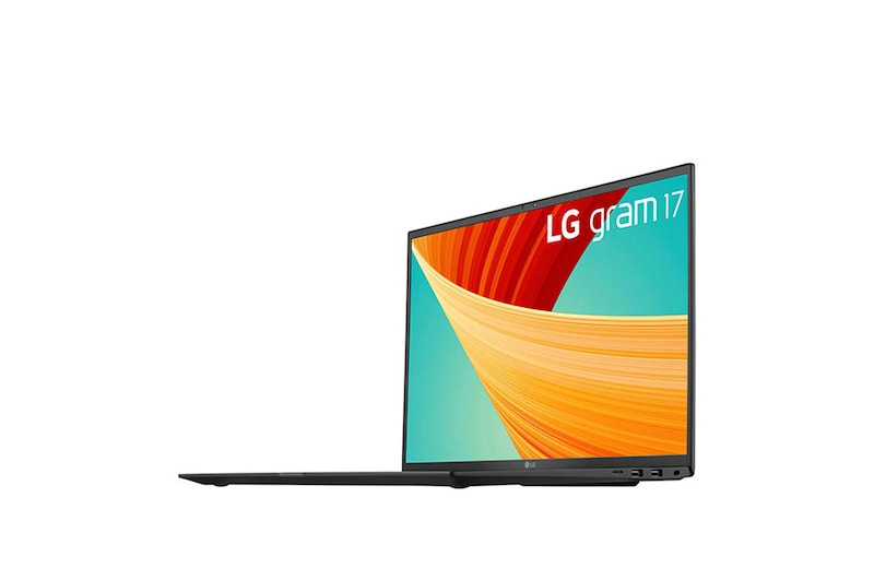 LG Laptop LG gram 17" 2023 z matową matrycą, Windows 11 Home, SSD 2TB M.2 (NVME), 32GB, Intel Evo z procesorem Intel® Core™ i7 13. generacji, 17Z90R, kolor czarny, 17Z90R-G.AD7BY