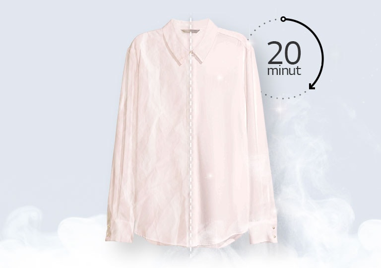 Redukcja zagnieceń i przykrych zapachów w 20 minut