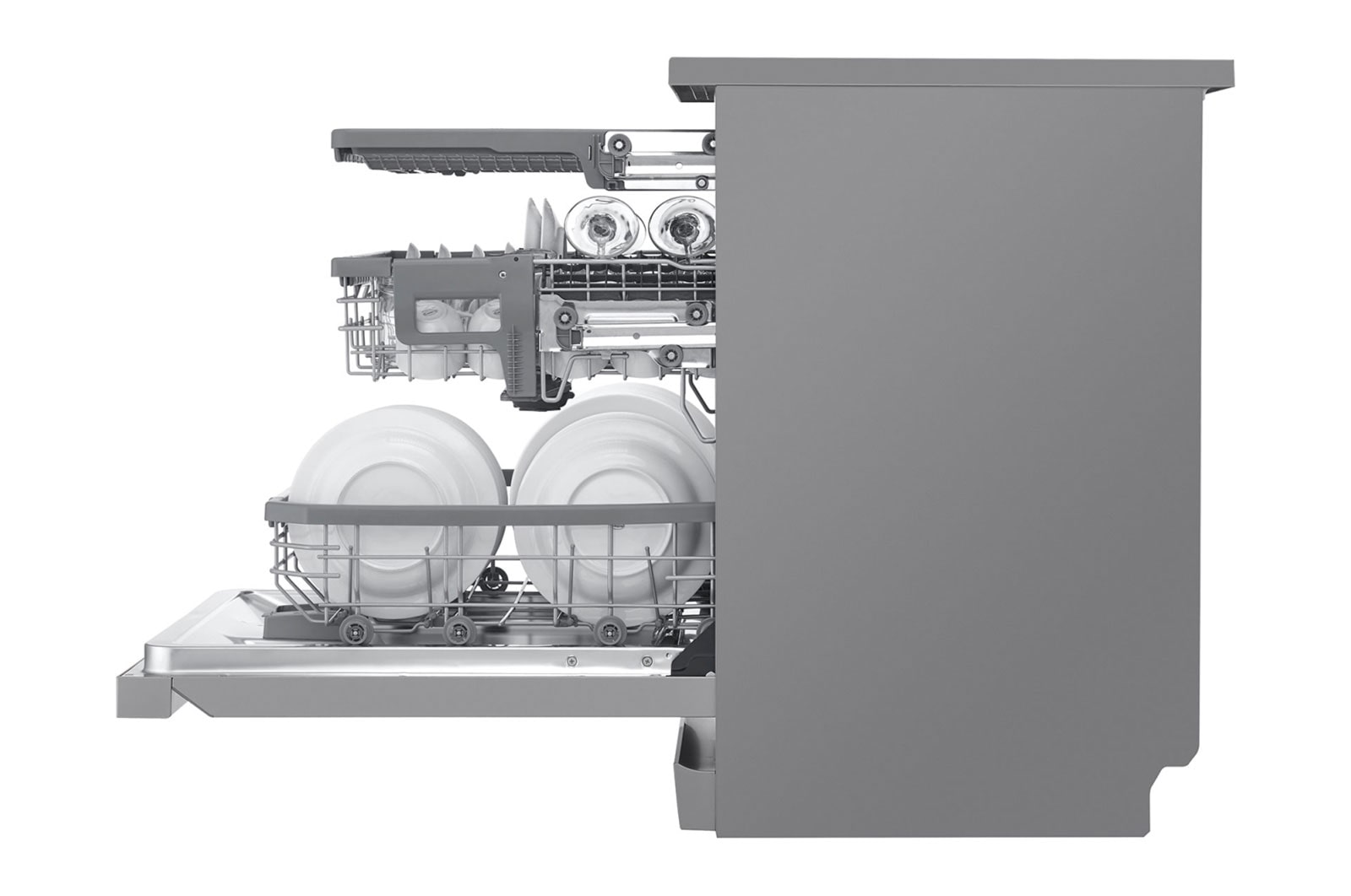 LG Zmywarka wolnostojąca parowa LG full size DF415HSS, DF415HSS