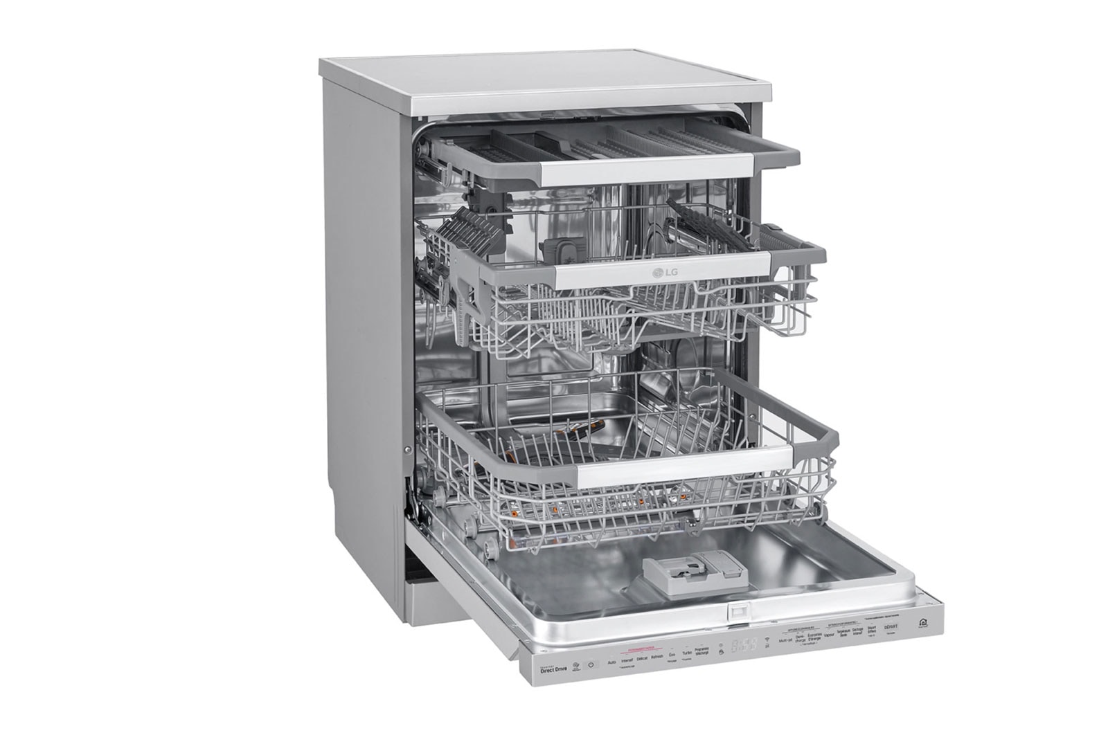 LG Zmywarka wolnostojąca parowa LG full size DF415HSS, DF415HSS
