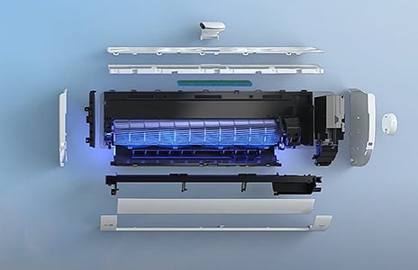 Ten obraz opisuje kompletny system Air Care.	