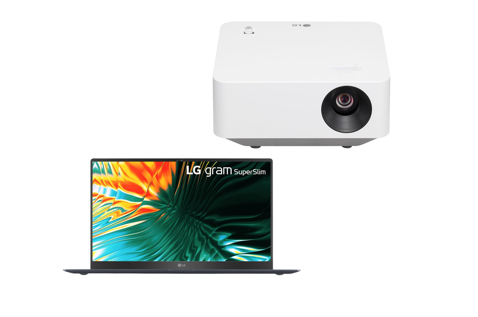 LG Zestaw promocyjny: Laptop PC gram SuperSlim 15Z90ST z przenośnym projektorem PF510Q , 15Z90S-PF51.BUNDLE