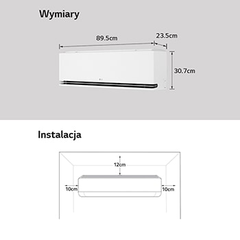 LG Klimatyzator LG DUALCOOL AI Air Premium | 3,5kW, H12S1PA