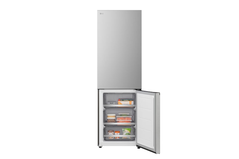 Po lewej stronie mięso z temperaturą -3°C, na środku świeże ryby z temperaturą 0°C, a po prawej ser z temperaturą 2°C.