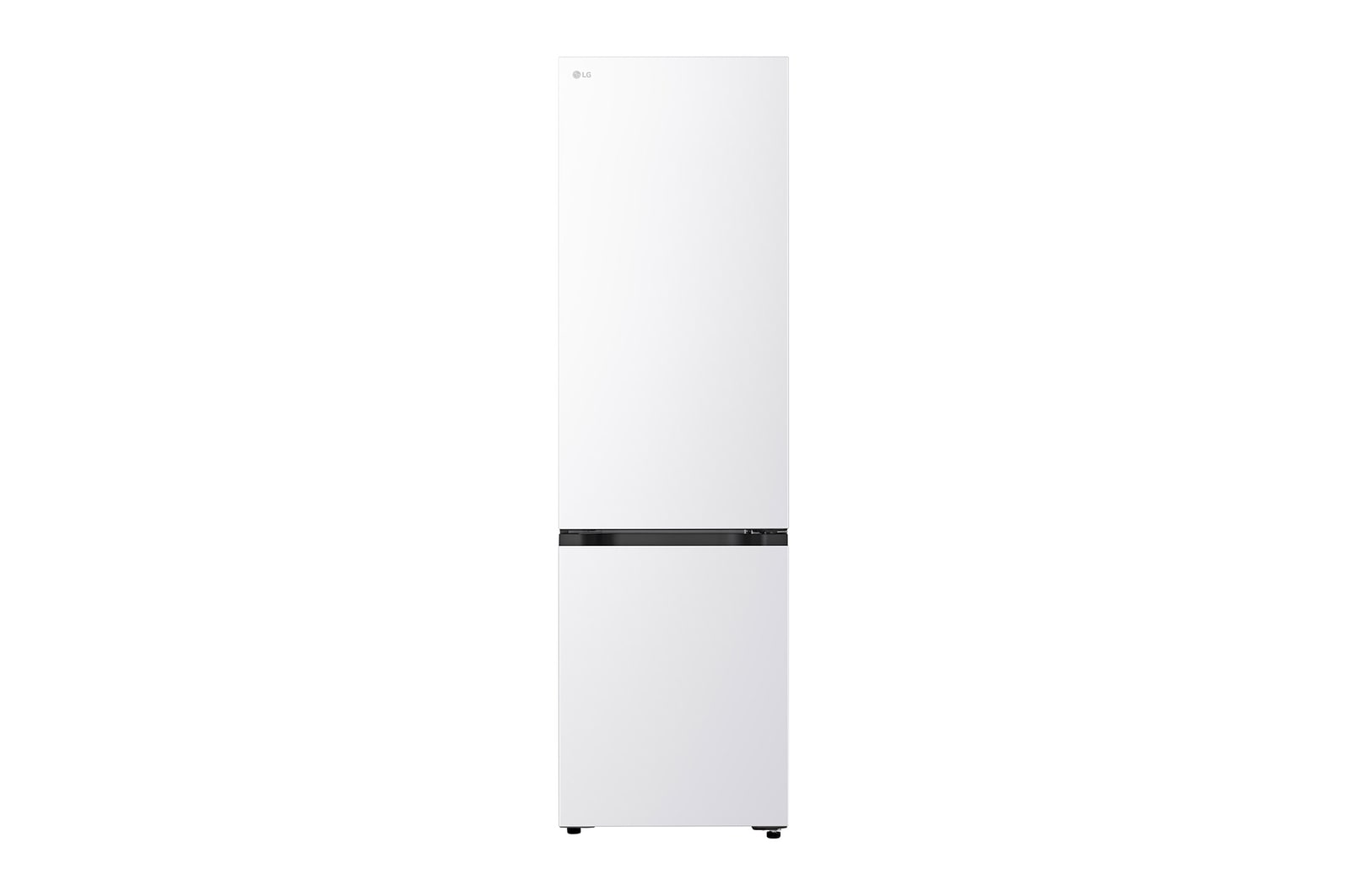 Front view of Lodówko-zamrażarka LG I Biała I 2.03m I klasa D I Door Cooling I Total No Frost GBBSJ20DSW