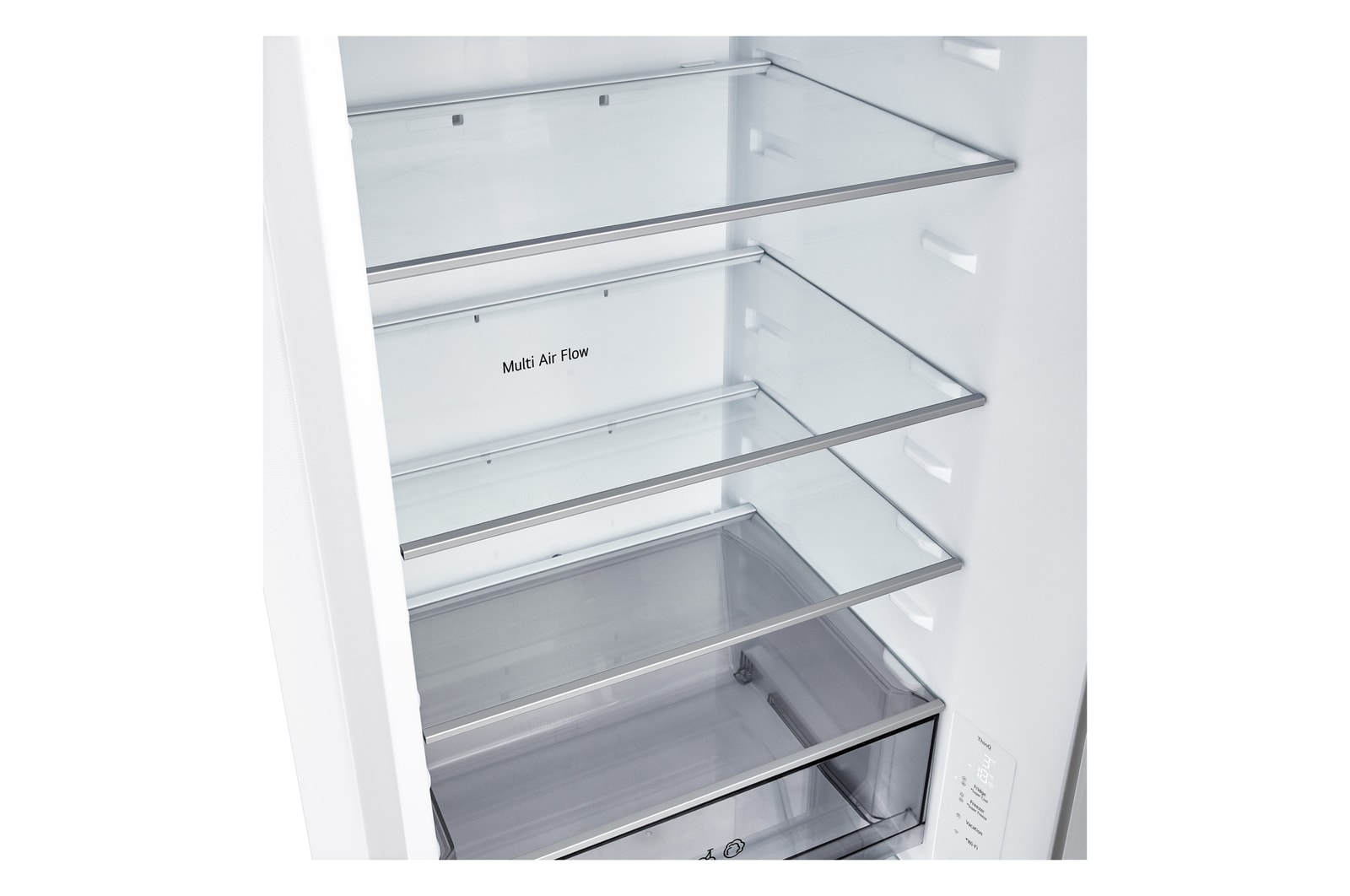 LG Lodówko-zamrażarka LG I Biały I 2.03m I klasa E I Door Cooling I Total No Frost I Zero Clearance I Multi Air Flow, GBBSJ20ESW