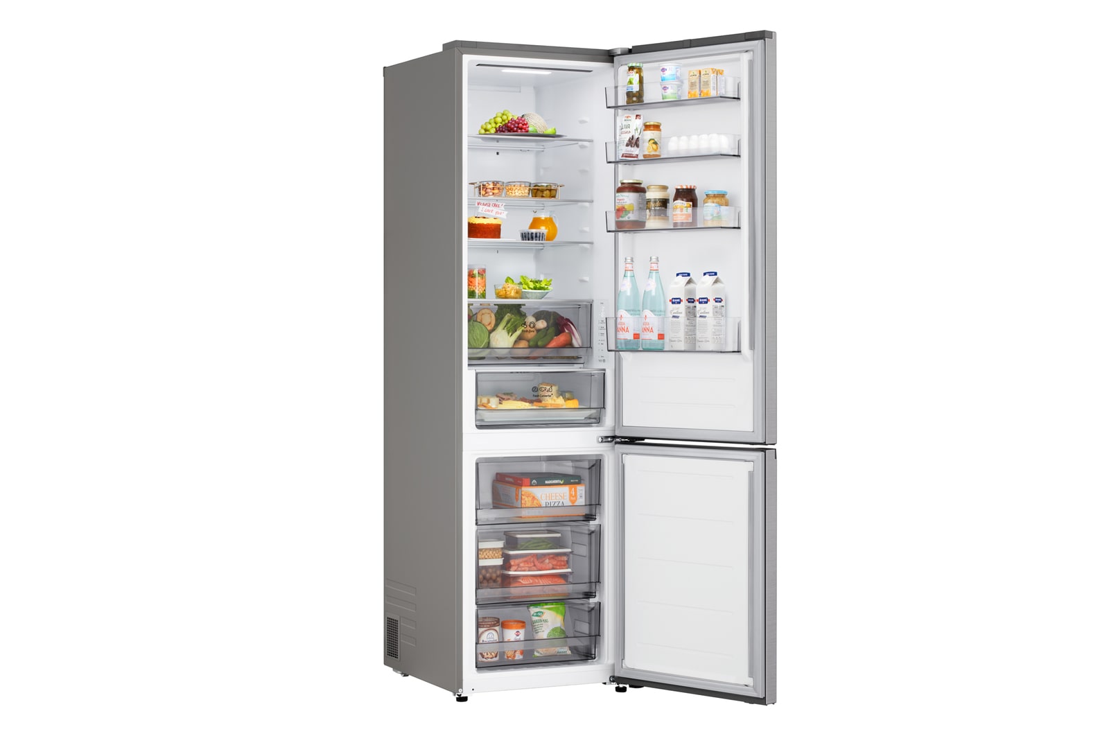 Upper view of LG fridge freezer (GBBSJ2CCPY)