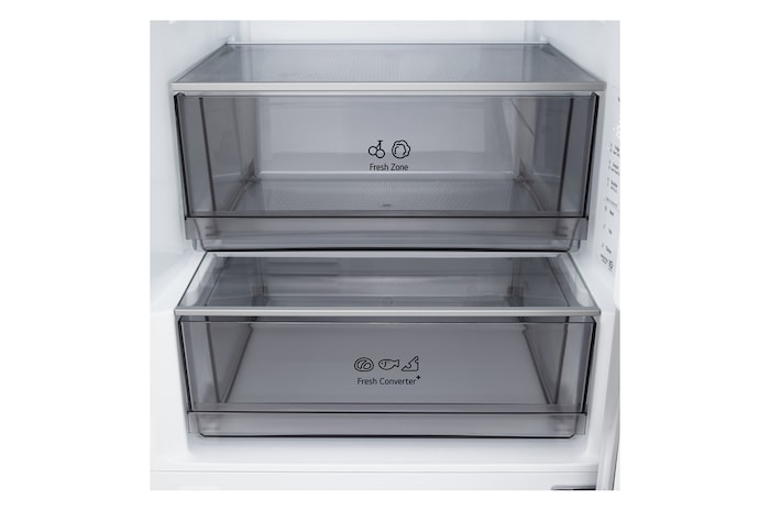 LG bottom freezer (GBBSJ2CCPY) back view showing rear panel