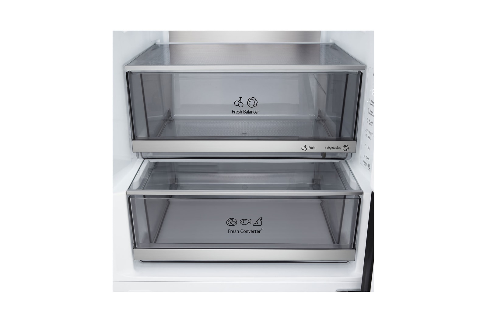 LG Lodówko-zamrażarka LG I Ciemny grafit mat I 2.03m I klasa A I Door Cooling I Total No Frost I Zero Clearance I Multi Air Flow I Składana półka, GBBW726AEV