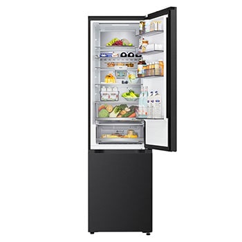 LG Lodówko-zamrażarka LG I Ciemny grafit mat I 2.03m I klasa A I Door Cooling I Total No Frost I Zero Clearance I Multi Air Flow I Składana półka, GBBW726AEV