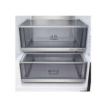 LG Lodówko-zamrażarka LG I Ciemny grafit mat I 2.03m I klasa A I Door Cooling I Total No Frost I Zero Clearance I Multi Air Flow I Składana półka, GBBW726AEV