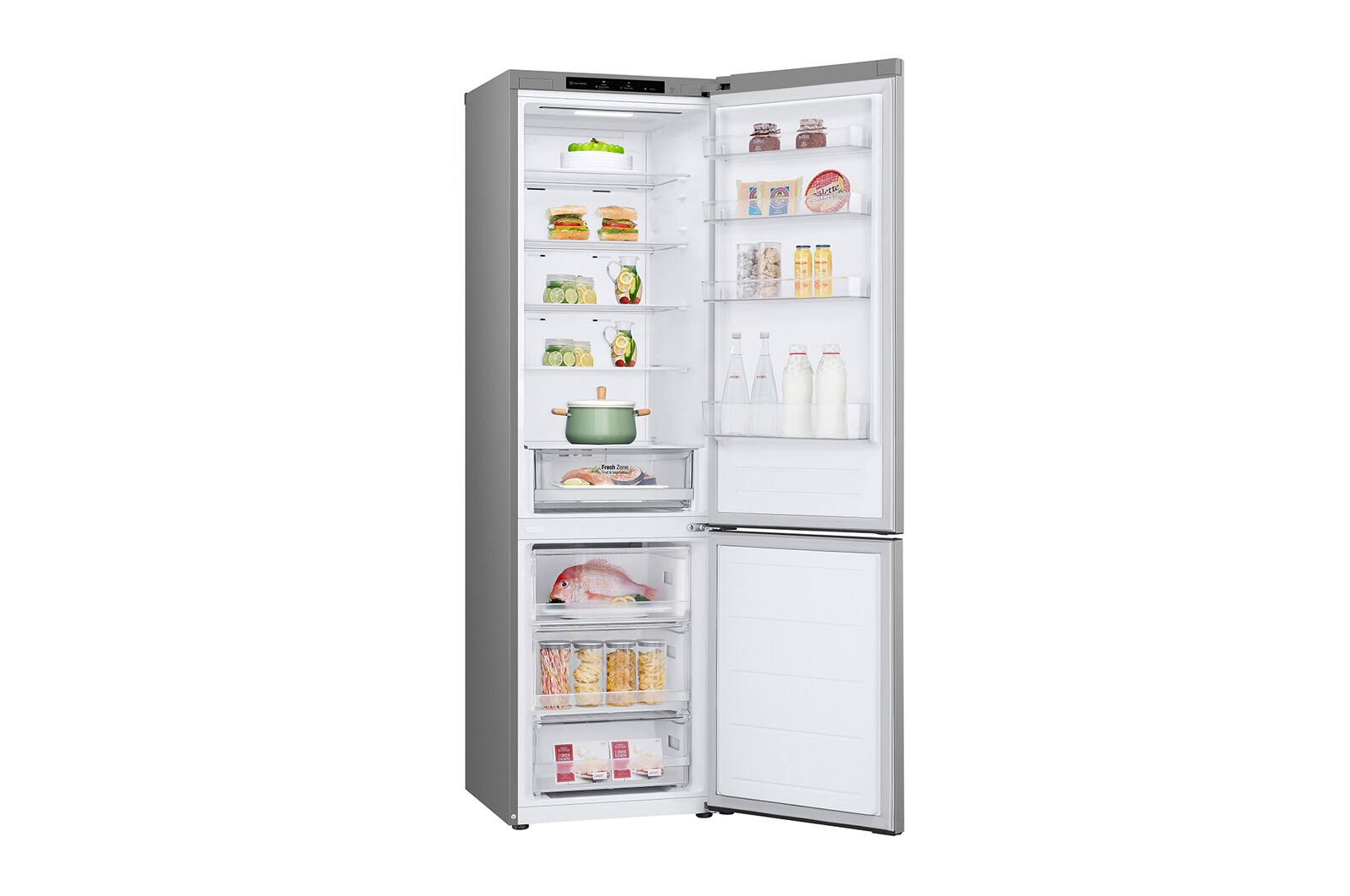 right side open with foods