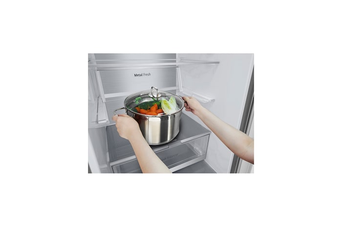 LG Lodówko-zamrażarka LG I Ciemny grafit I 2.03m I klasa C I Door Cooling I Total No Frost, GBBS727CPY