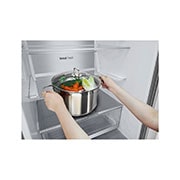 LG Lodówka DoorCooling+™ |srebrna| GBV7270CPY, GBV7270CPY
