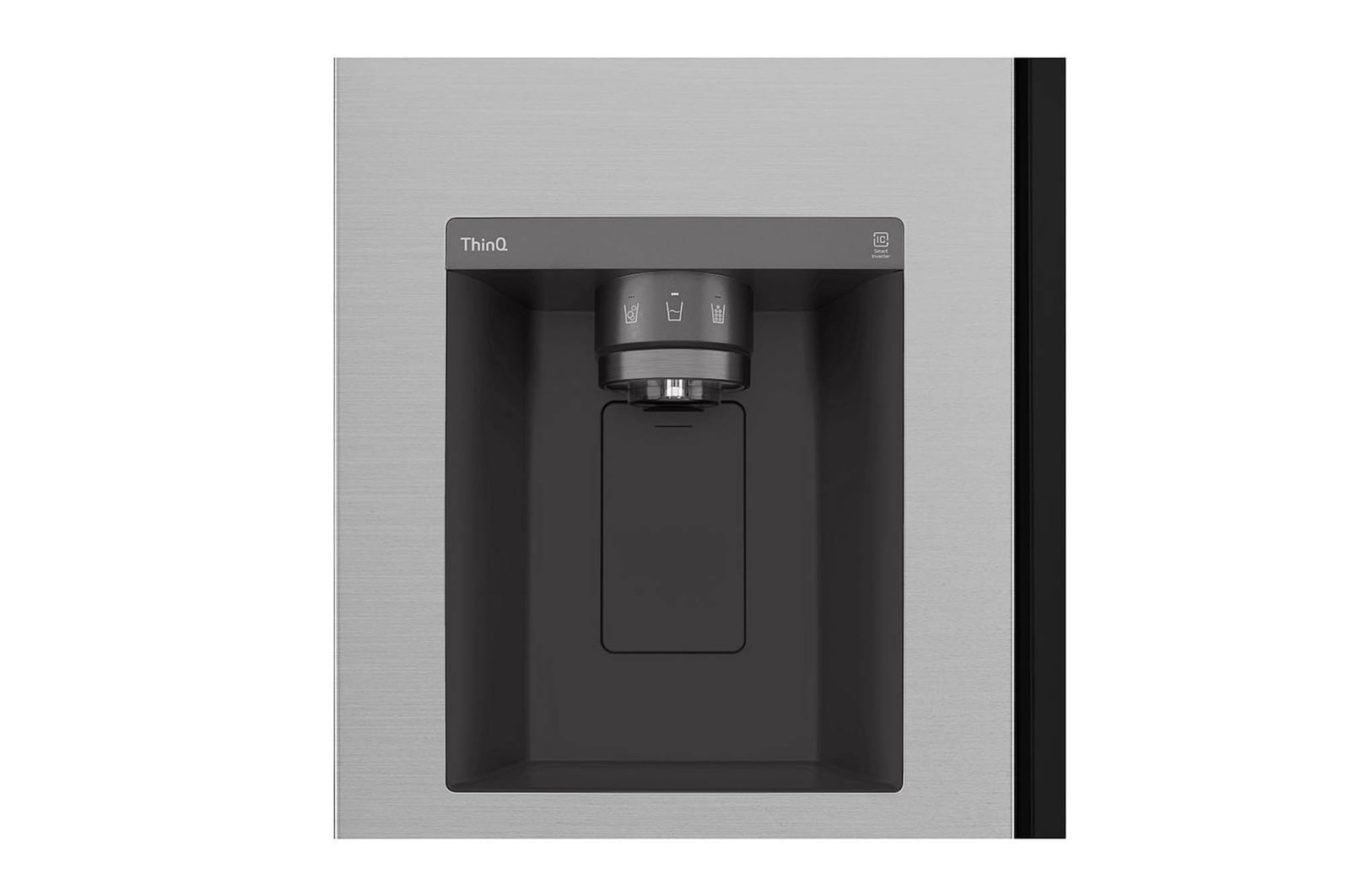 LG Lodówka LG side by side | Srebrny | Szyba InstaView| 635 L | Klasa E | ThinQ| DoorCooling+ | Kostkarka | Total No Frost | GSGV80PYLL, GSGV80PYLL