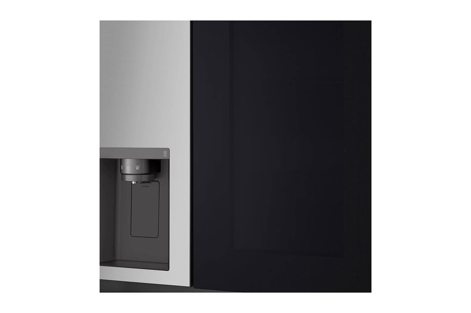 LG Lodówka LG side by side | Srebrny | Szyba InstaView| 635 L | Klasa E | ThinQ| DoorCooling+ | Kostkarka | Total No Frost | GSGV80PYLL, GSGV80PYLL