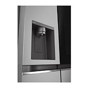 LG Lodówka LG side by side | Srebrny | Szyba InstaView| 635 L | Klasa E | ThinQ| DoorCooling+ | Kostkarka | Total No Frost | GSGV80PYLL, GSGV80PYLL