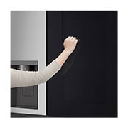 LG Lodówka LG side by side | Srebrny | Szyba InstaView| 635 L | Klasa E | ThinQ| DoorCooling+ | Kostkarka | Total No Frost | GSGV80PYLL, GSGV80PYLL