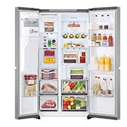 full open with foods