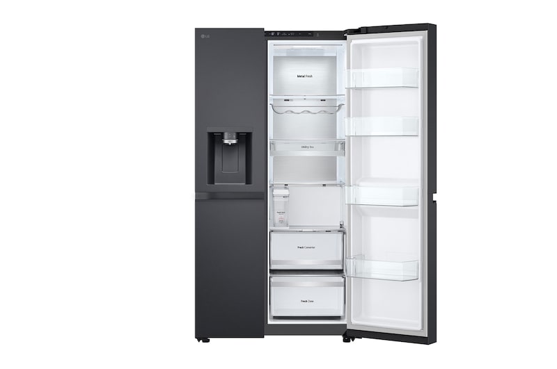 single door open without food