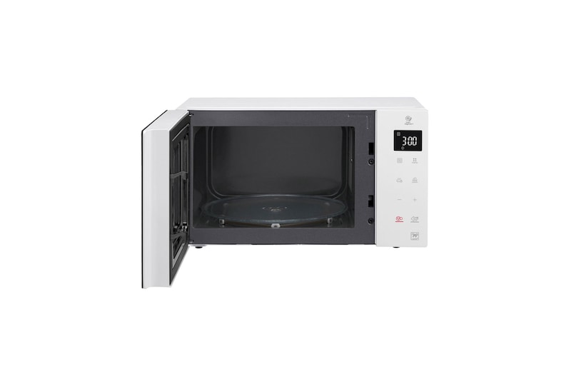 Front view with door open