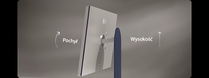 Film przedstawiający konstrukcję i możliwości regulacji monitora UltraFine.