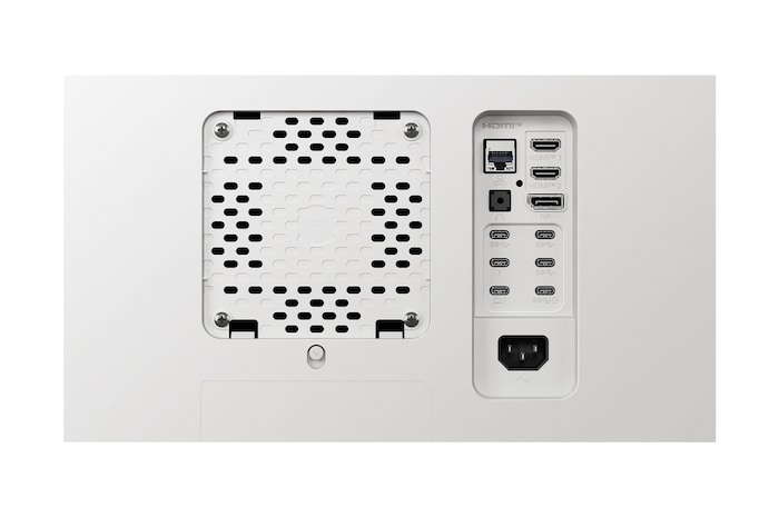 Widok z tyłu przy zdemontowanej podstawie