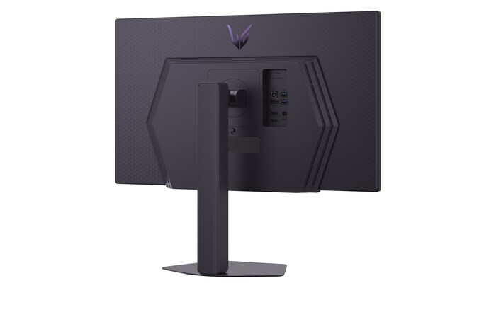 Widok z góry monitora obróconego o +30 stopni