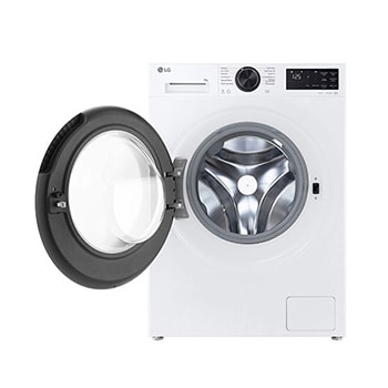 Front open view of LG front load washing machine