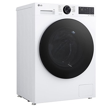 An image for dimension and installation of LG front load washing machine