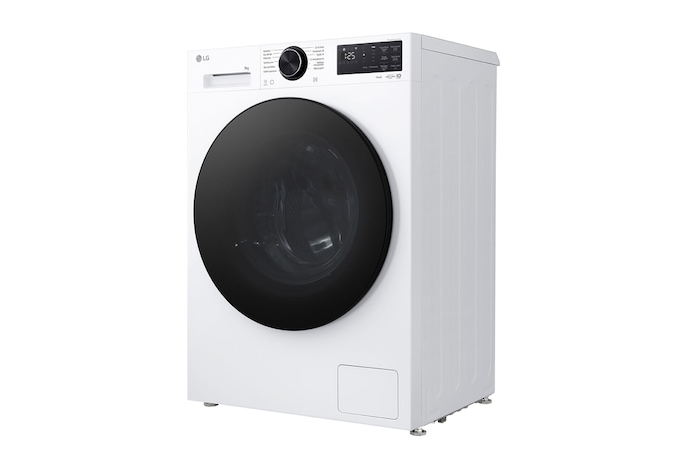 Detailed view of the detergent drawer