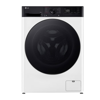 Front view of Pralka standardowa o dużej pojemności I Klasa A-10% I AI DD I 10kg | biała F4W1052YH