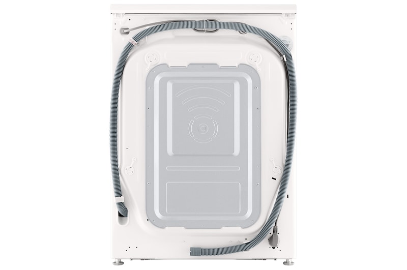 Rear view of LG washer dryer combo