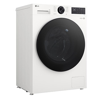 Right perspective view of of LG washer dryer combo