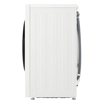 Side view of LG washer dryer combo
