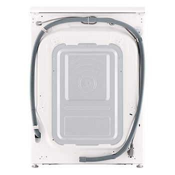 Rear view of LG washer dryer combo