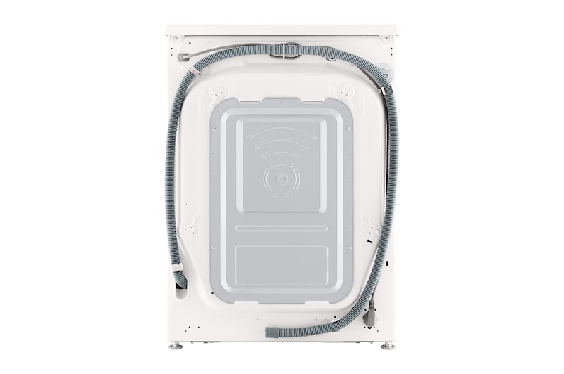 Left perspective view of of LG washer dryer combo