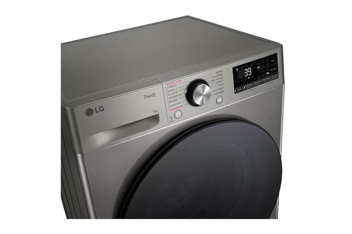 LG Pralka LG Vivace | R700 | srebrna | slim 9 kg | 1200 rpm | Steam | TurboWash 360 | ThinQ | AIDD | MF2W9S72YP, MF2W9S72YP