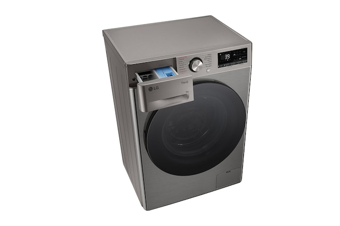 LG Pralka LG Vivace | R700 | srebrna | slim 9 kg | 1200 rpm | Steam | TurboWash 360 | ThinQ | AIDD | MF2W9S72YP, MF2W9S72YP