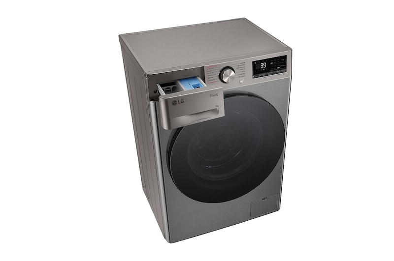 LG Pralka LG Vivace | R700 | srebrna | slim 9 kg | 1200 rpm | Steam | TurboWash 360 | ThinQ | AIDD | MF2W9S72YP, MF2W9S72YP