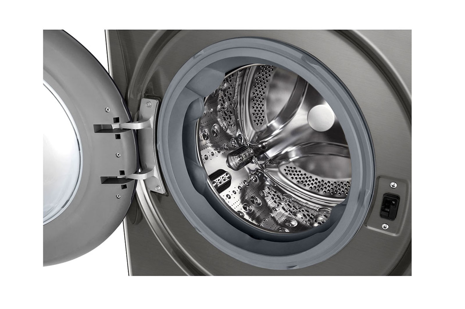 side zoom view with open door