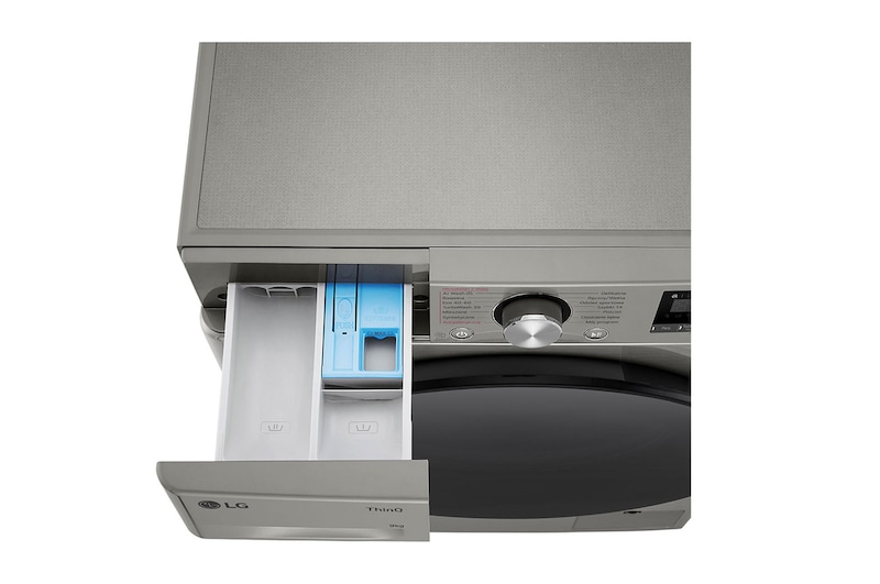 top view with detergent port open