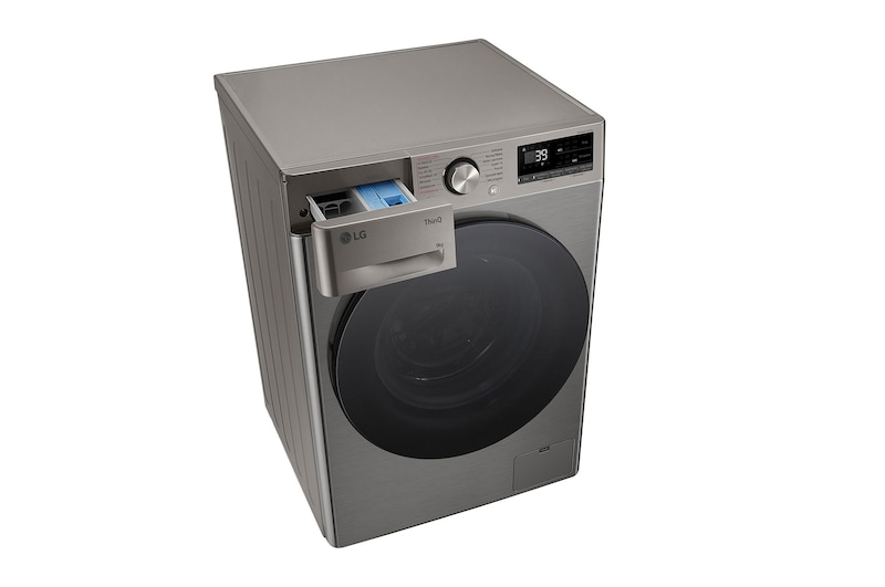 right perspective view with detergent port open