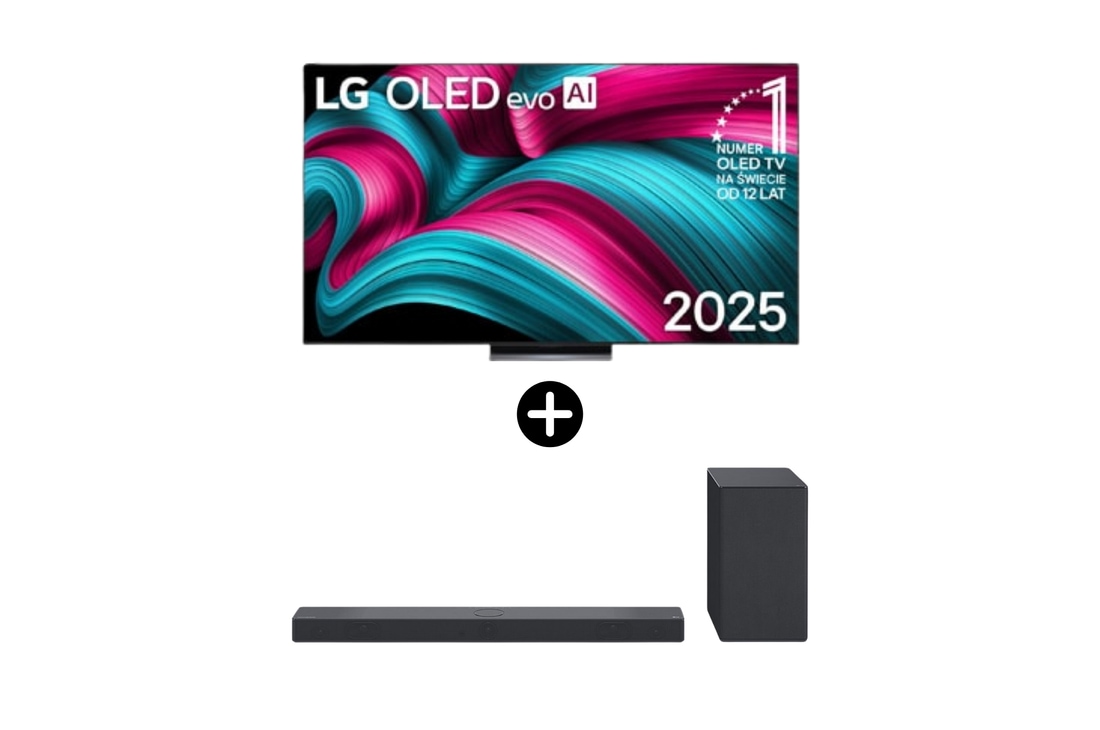 Przedni widok produktu LG